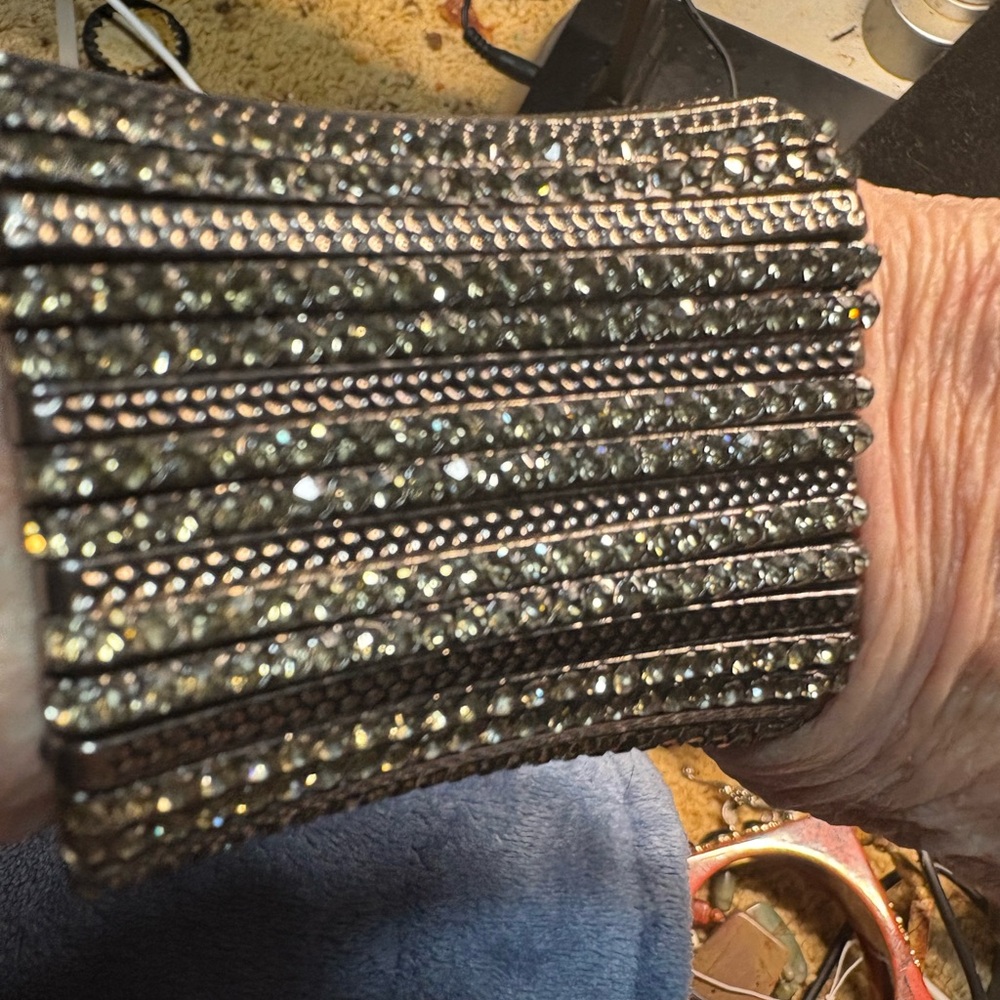 Elegant Stretch Black and Silver Bracelet